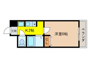 シャルム石橋の物件間取画像